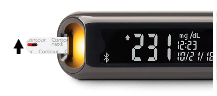 high blood glucose reading