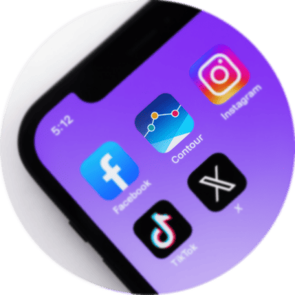 Smartphone screen showing CONTOUR DIABETES app icon