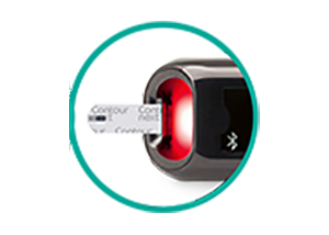 Red means below target.