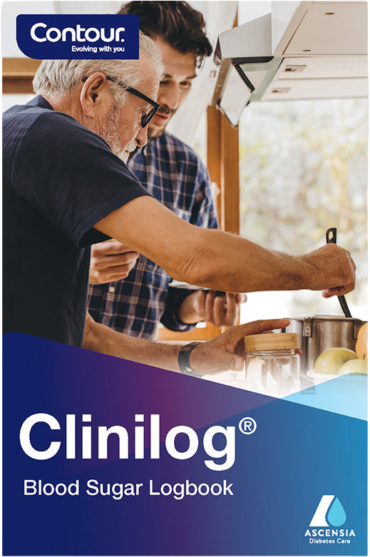 CLINILOG Blood Glucose Diary & Sugar Logbook